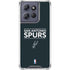 NBA San Antonio Spurs Standard - Black Moto G Power 5G (2025) Clear Case